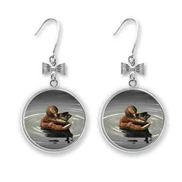 Imagem de Brinco de arco para fotografia de animal de cisne com gancho perfurado