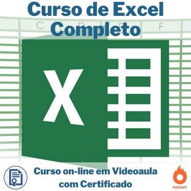 Imagem de Curso on-line em videoaula de Excel Completo com Certificado