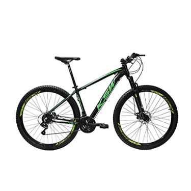 Imagem de Bicicleta Aro 29 Ksw Aluminio 21 Marchas Freio À Disco (Preto/Verde, 15)