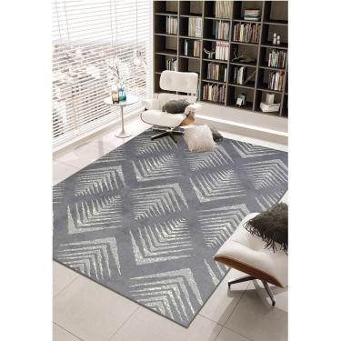 Imagem de Tapete Adana 150x200cm Tapetes São Carlos Cinza