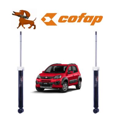 Imagem de Par Amortecedor Direito/Esquerdo Traseiro Cofap Fiat Uno 2019