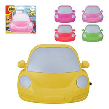 Imagem de Abajur Luminária De Tomada Infantil Formato Carro