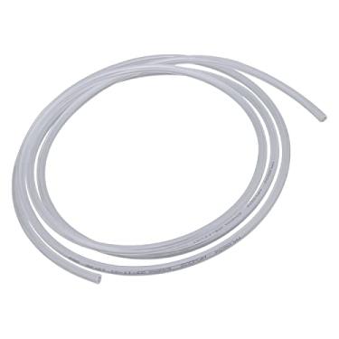 Imagem de Bettomshin Tubo de ar pneumático de 3,28 pés, 0,15 cm ID 0,24 cm OD PU compressor de ar mangueira para sistema de freio a ar ou transferência de fluidos, transparente, 2 peças