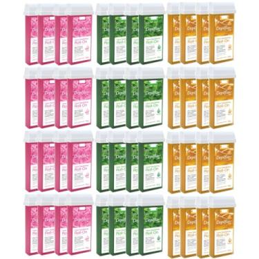 Imagem de 48UN Cera Refil Roll On Depilflax Natural Rosa Hortelã 100G