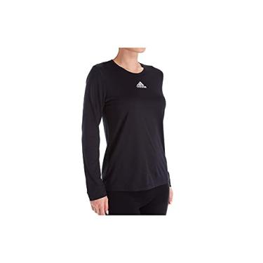 Imagem de Camiseta de manga comprida Adidas Creator – Treinamento feminino, Preto, Large