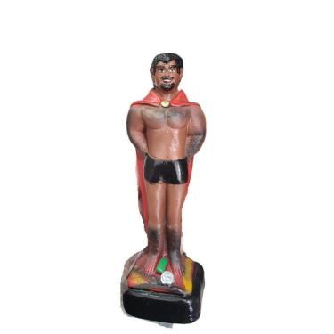 Imagem de Imagem de gesso 20cm exu veludo - zp7