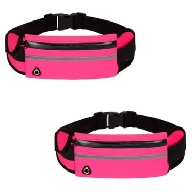 Imagem de TOKSHOP Pochete Esportiva Fitness Impermeável para Academia Bike Corrida Esportes (2, Rosa)