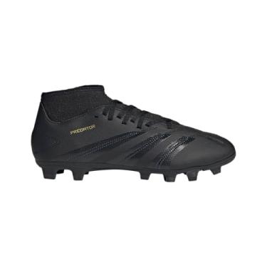 Imagem de adidas Meia unissex com chão flexível, Preto/Carbono/Dourado Metálico, 10 Women/9 Men