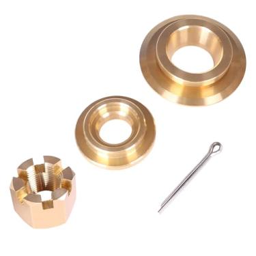 Imagem de Motor de barco 90506-ZX2-C00 arruela, espaçador de hélice 90512-ZX2-C00, 90301-ZW1-B00, porca castelo 90758-ZW1-B00 para Honda 115HP 135HP 150HP 175HP 200HP 225HP 250HP Pro. Kit de ferragens peller