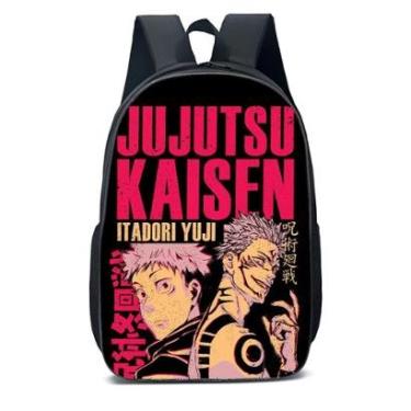 Imagem de MOCHILA ESCOLA INFANTIL JUVENIL ANIME DONT GIVE UP-Unissex