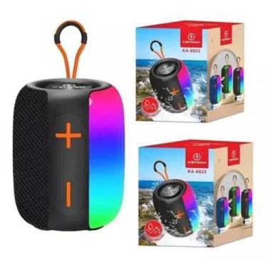 Imagem de Caixa De Som Bluetooth Led Ka-8822 A Prova Dagua - Som Imersivo - Kapb