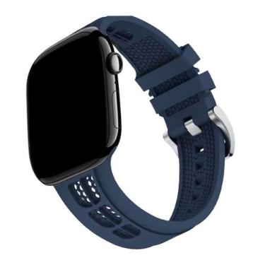 Imagem de Pulseira Silicone Web Compatível com Apple Watch - Baú do Viking, Meia