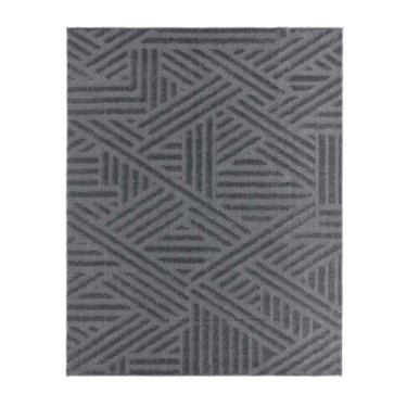 Imagem de Tapete para Sala Realce Trama 52 Grafite 2,00X2,50M - J Serrano