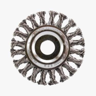 Imagem de Escova Circular Trançada Pequi 115mm x 13mm de Aço Inox