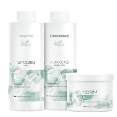 Imagem de Wella Professionals Nutricurls Salon Trio (3 Produtos)
