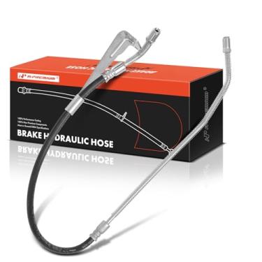 Imagem de A-Premium Mangueira hidráulica de freio lateral do passageiro traseiro compatível com modelos Chevrolet e GMC - C6500/C7500 Kodiak 1997-2002, C6500/C7500 Topkick 1997-2002, B7 1997-2002 - Substituição