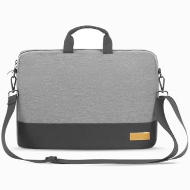 Imagem de MOVOYEE Capa para laptop de 15,6 polegadas, capa de transporte resistente à água, alça de ombro, pastas de computador compatíveis com Lenovo Dell, HP, Apple, Asus, notebook, presentes, homens,