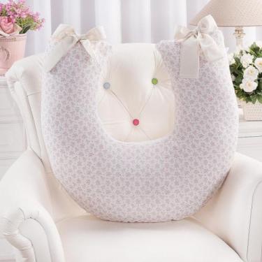 Imagem de Almofada Amamentação Menina Travesseiro Multifunções Apoio De Bebê Fir