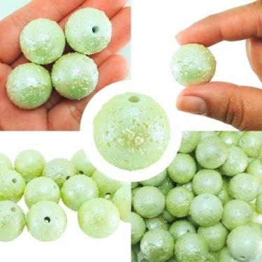 Imagem de Aqui até 15 peças de miçangas 20mm p/ colar pulseira bijuteria brinco 
