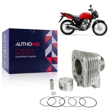 Imagem de Kit Motor Cilindro Authomix KM01170 CG 125 NXR 125 2002-08