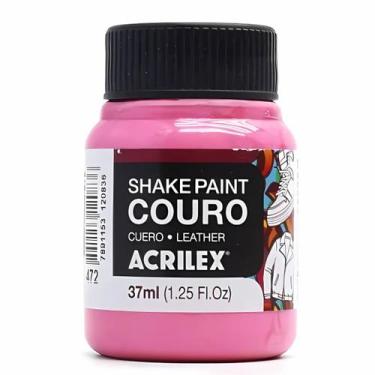 Imagem de Tinta p/ couro shake paint 37ml acrilex escolha a cor, 472 ROSA CHICLE