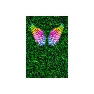 Imagem de Painel De Festa Vertical 1,50 x 2,20 - Efeito Muro Inglês Asas Colorid