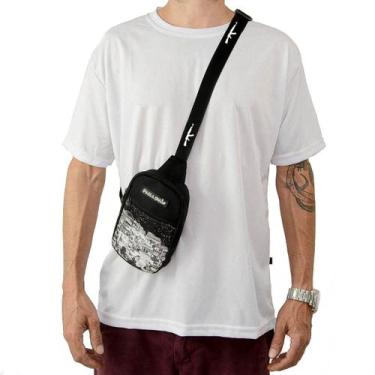 Imagem de Shoulder Bag Mini Bolsa Lateral Favela Pega a Visão, Único, Preto