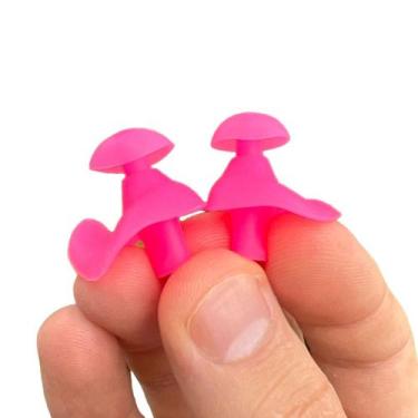 Imagem de 2 Tampão Protetor De Ouvido Auricular Auditivo Natação Esporte Aquátic