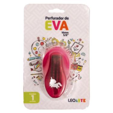 Imagem de Perfurador de EVA 16mm Unicórnio Rosa - Leo&Leo
