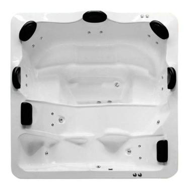 Imagem de Spa Quadrado Magnolia PADRÃO com hidro - Só Banheiras, 2,40X2,00X0,78,