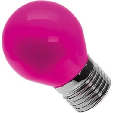 Imagem de Lâmpada Bolinha Led 6W Rosa E27 Bivolt Luminatti