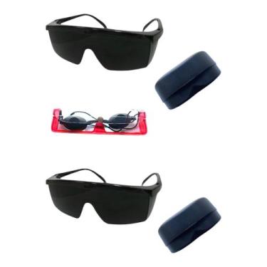 Imagem de Kit Óculos Operador E Paciente Clinica Estética Led Laser Luz Pulsada 