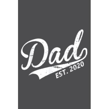 Imagem de Dad Est. 2020 New Daddy First Time Father Cool: Study Notebook, 6 x 9 inches, 120 pages