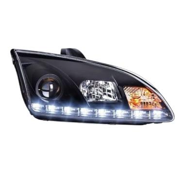 Imagem de Faróis de estilo de carro compatíveis com Ford Focus 2005-2008 Farol de LED Led Drl Angel Eye Hid Bi Xenon Acessórios para automóveis(Headlight Type B)