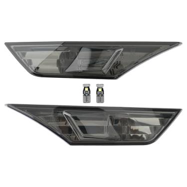 Imagem de AUTOKAY Luz de seta lateral com lâmpadas LED serve para Honda Civic 2016-2021-Smoke