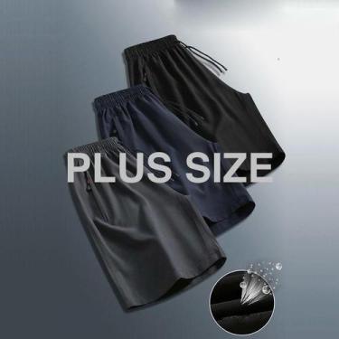 Imagem de Lançamento Kit com 3 Bermudas Plus Size Seda Fria Dry Fit  Premium - S
