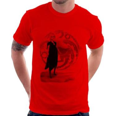Imagem de Camiseta Daenerys Targaryen Art - Foca na Moda, Vermelho, GG