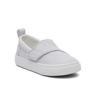 Imagem de TOMS Tênis unissex infantil Alpargata Fenix slip-on, Cinza lunar, 6 Big Kid