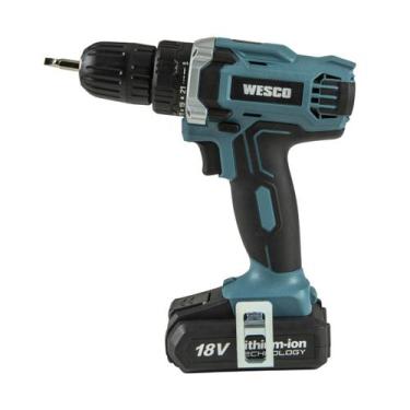 Imagem de Furadeira/Parafusadeira À Bateria WS2972 18V 10mm 3/8 Wesco, Azul Turq