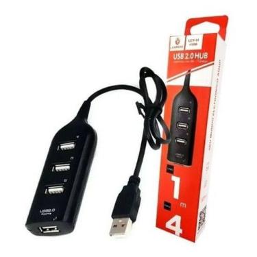 Imagem de Hub Usb 2.0 4 Portas - Extensor Hi-Speed 480mbps LEY-11 - LEHMOX