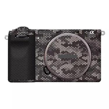 Imagem de Adesivo de corpo de câmera Alpha 6700 película protetora de vinil decalques acessórios para Sony A6700 (Mamba Titanium)