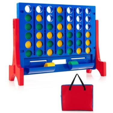 Imagem de Giant 4 in a Row Connect Game Costzon 2 em 1 Jumbo 4 para marcar