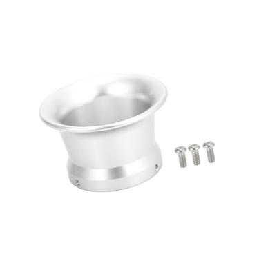 Imagem de REPAIROCK Tom prateado de 50 mm de diâmetro interno para motocicleta, filtro de ar, velocidade de admissão, pilha, liga de alumínio, peças de reposição para automóveis