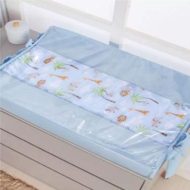 Imagem de Trocador De Cômoda Anatômico Quarto Bebe Luxo Plastificado Colorido ou