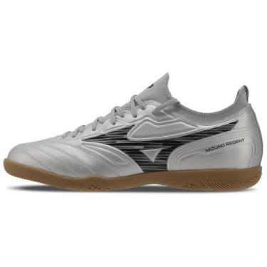 Imagem de Chuteira Futsal Masculina Mizuno Regent IN, Prata, 40