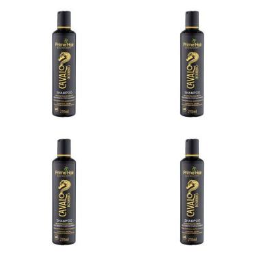 Imagem de Kit 4 Und Shampoo Prime Hair Cavalo Dourado Reconstrução 270ml - Prime