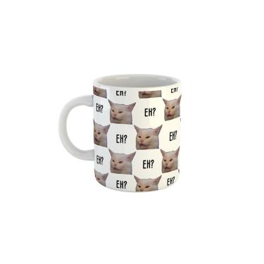 Imagem de Caneca Gato confuso figurinhas Engraçadas