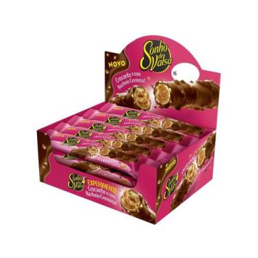 Imagem de Wafer Recheado Chocolate Lacta Stick Sonho de - Valsa 375g Display com