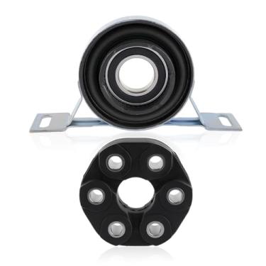 Imagem de MOTOALL Kit de rolamento e acoplador de suporte central do eixo de transmissão traseiro 26111227410 2612126731 Apto para BMW 320i 323i 325i 328i 330i Z4