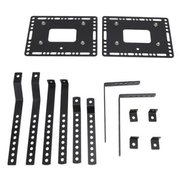 Imagem de Ajustável Universal Hard Saddlebag Suporte Kit, Saddle Bag Suporte Bar para 18L Side Box Motorcycle Side Case Racks